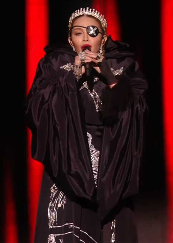 מדונה על בימת האירוויזיון