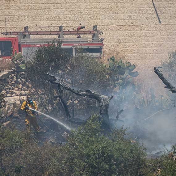שרפות ברחבי הארץ