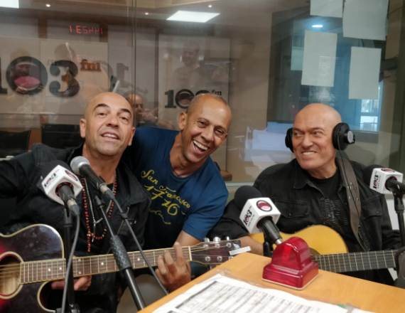 שלומי שבת ופבלו רוזנברג באולפן של דידי