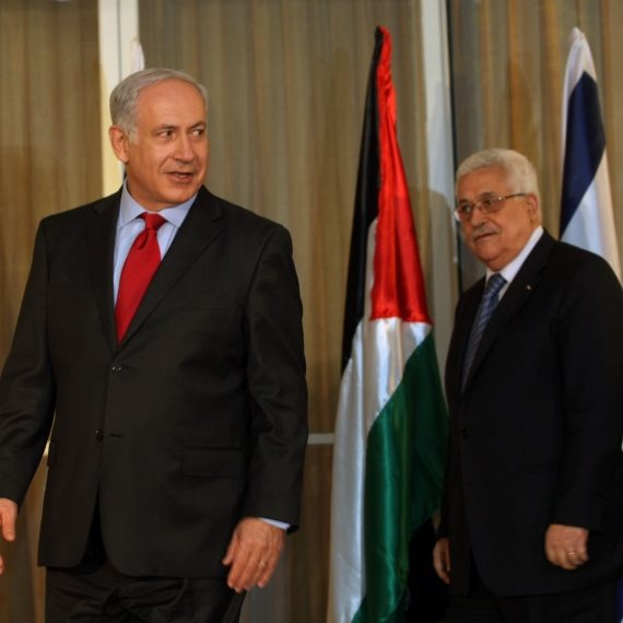 בנימין נתניהו ואבו מאזן