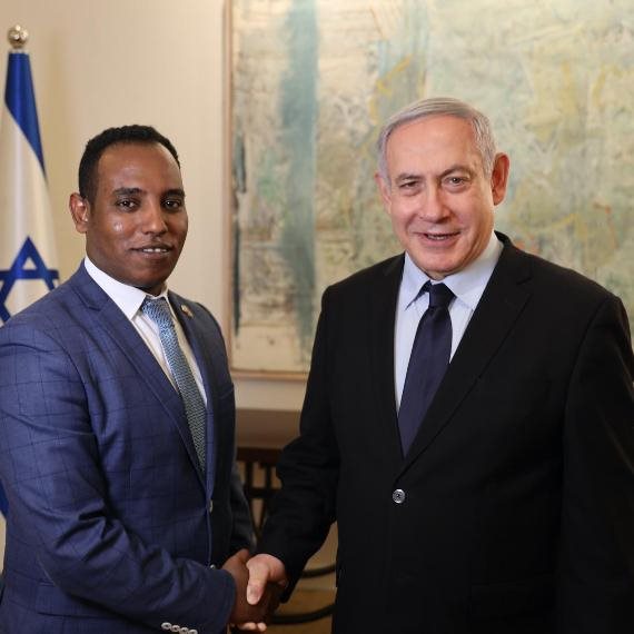 גדי יברקן ובנימין נתניהו