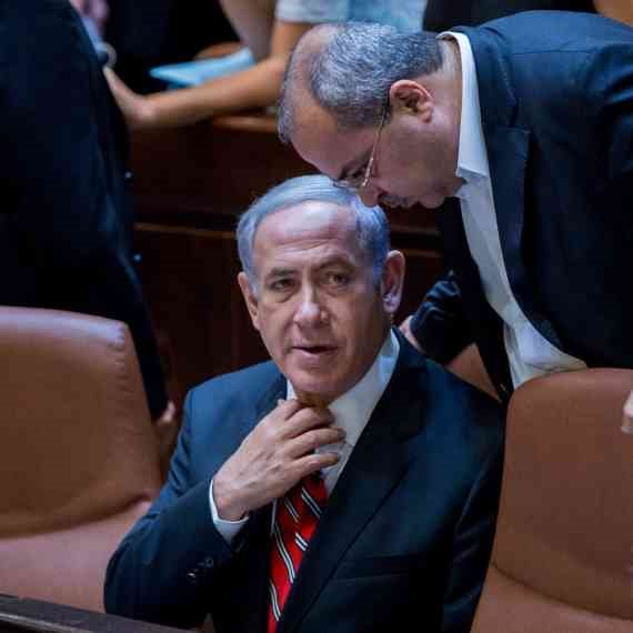 אחמד טיבי ובנימין נתניהו