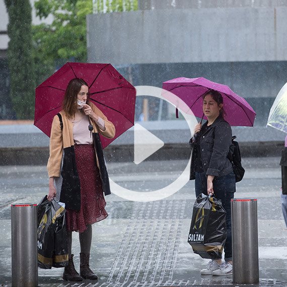 גשם בתל אביב, בשבוע שעבר