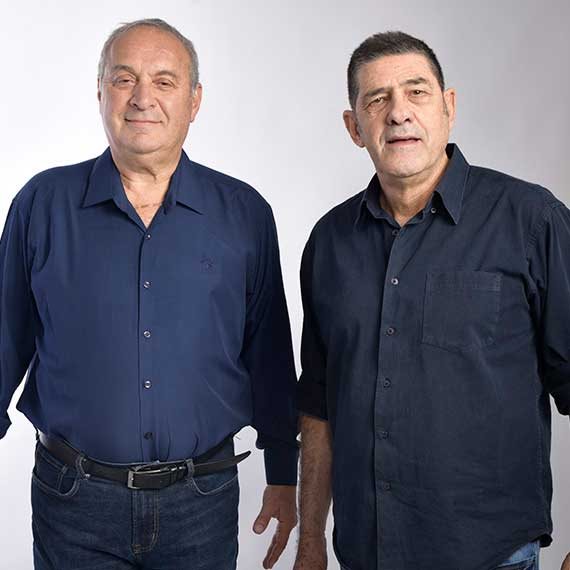 אריה מליניאק וצביקה שרף