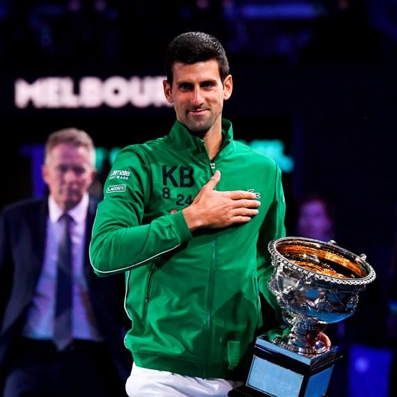 נובאק גוקוביץ (זוכה באליפות אוסטרליה פברואר 2020)