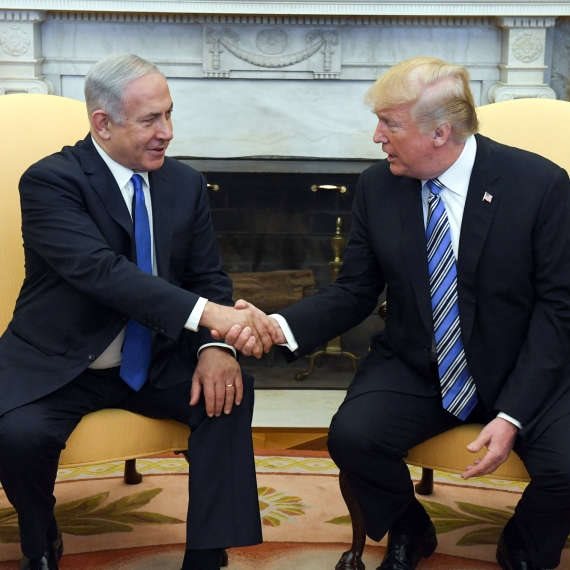 דונלד טראמפ ובנימין נתניהו