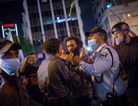 המחאה שאירעה בסוף השבוע בת"א