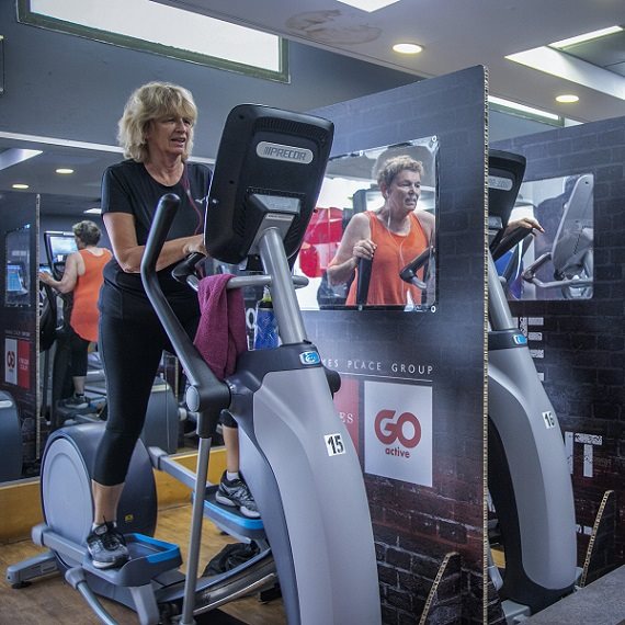 חדר כושר בתקופת קורונה (למצולמים אין קשר לכתבה)