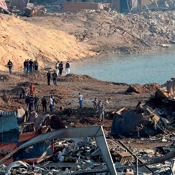 האם יש קשר בין חיזבאללה לפיצוץ בביירות?