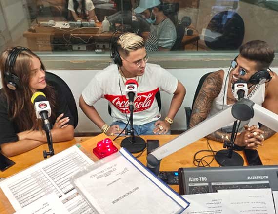 סטטיק, בן אל, ואנה זק באולפן של דידי הררי