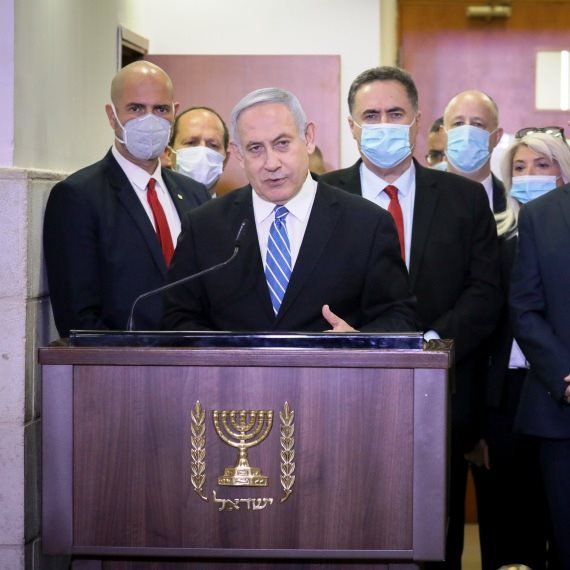 בנימין נתניהו ובכירי הליכוד