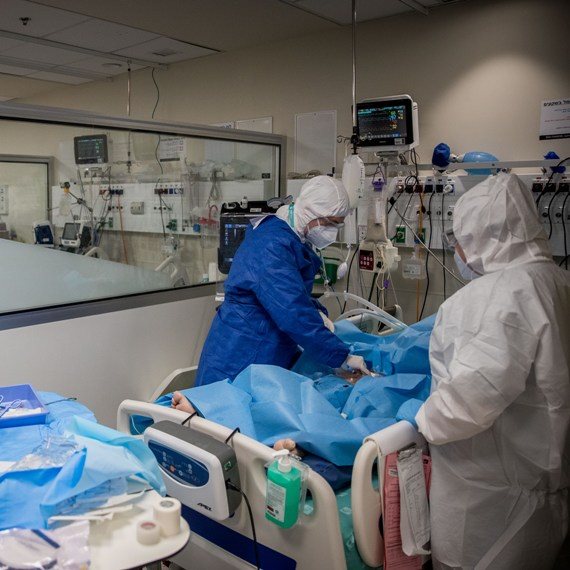 מחלקת קורונה בבית חולים