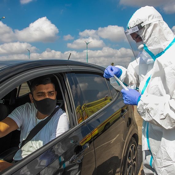 בדיקות קורונה צילום ארכיון