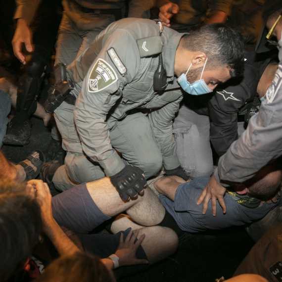 מתוך ההפגנה נגד רה"מ