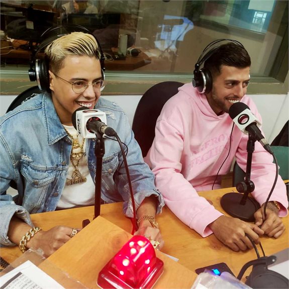 סטטיק ובן אל תבורי באולפן של דידי