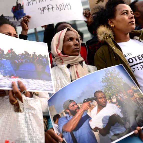 הפגנה של מבקשי מקלט