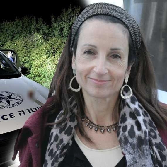 הנרצחת, אסתר הורגן; משמאל: המקום שבו אותרה גופתה