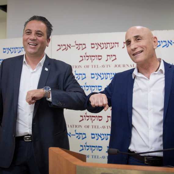 ח"כ עפר שלח ועו"ד רועי כהן