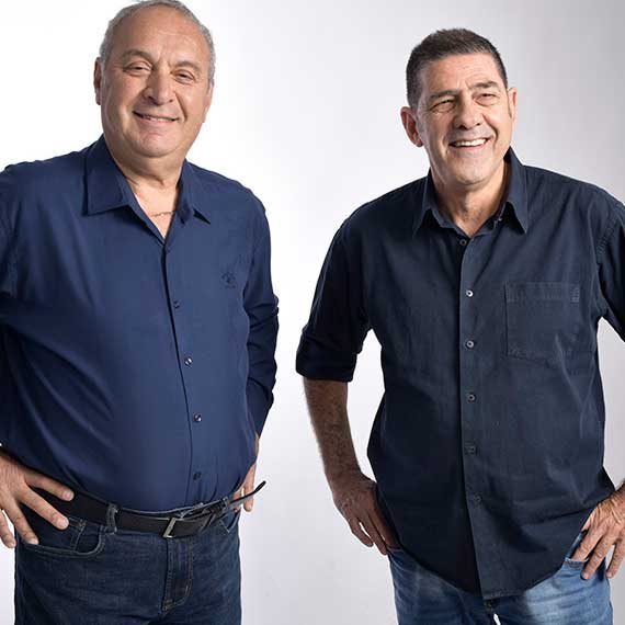 אריה מליניאק וצביקה שרף