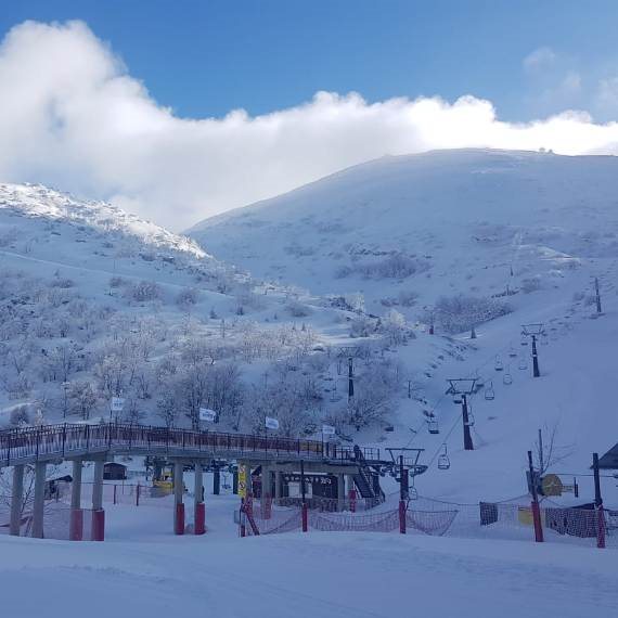אתר החרמון המושלג