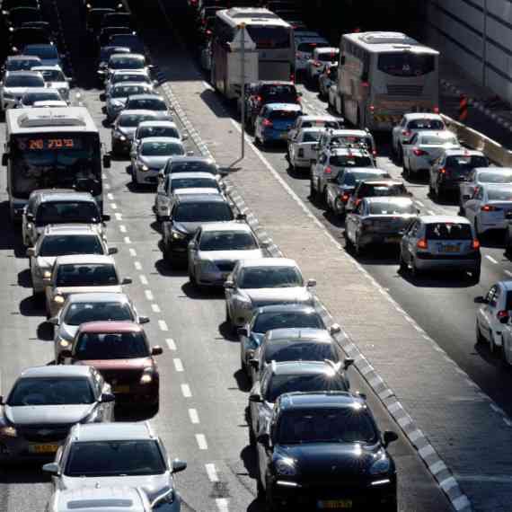 עומס בכבישים