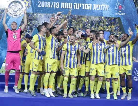 חגיגות האליפות של מכבי  - צילום הארכיון