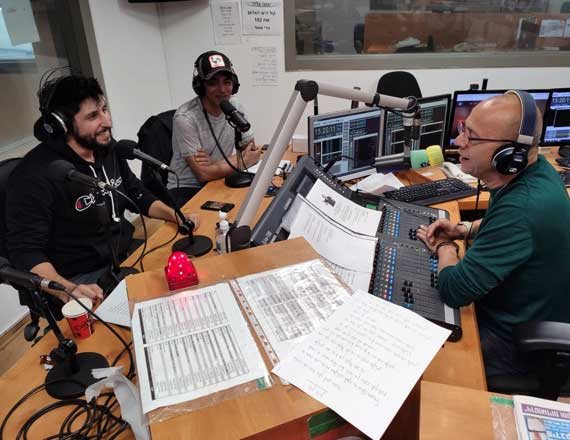 דידי הררי ועידן עמדי באולפן