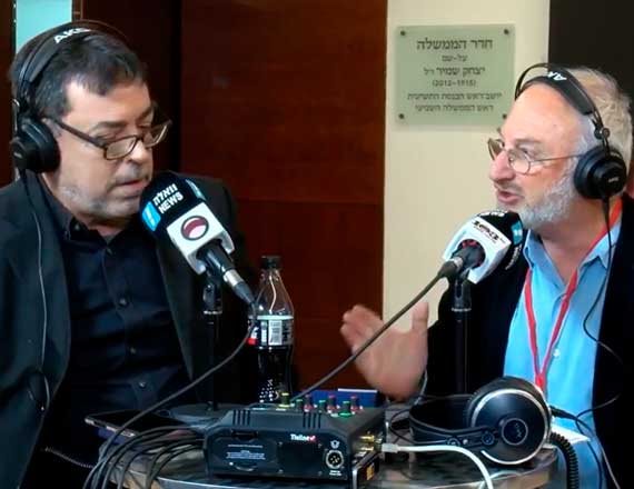 בן כספית ואריה אלדד בשידור ישיר מהכנסת