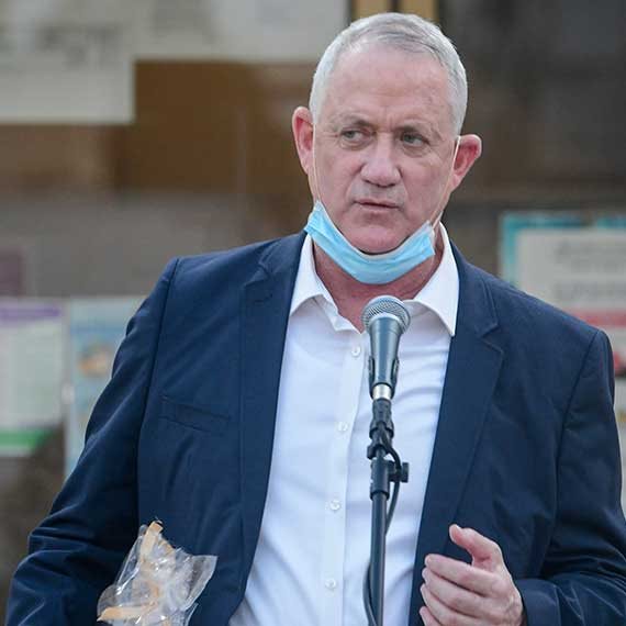 שר הביטחון בני גנץ