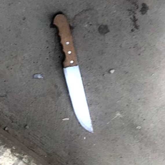 הסכין שאחזה המחבלת