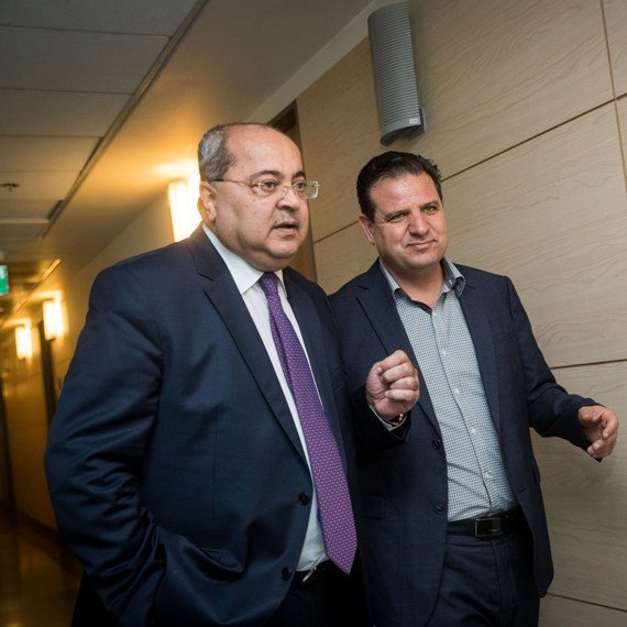 חברי הכנסת איימן עודה ואחמד טיבי