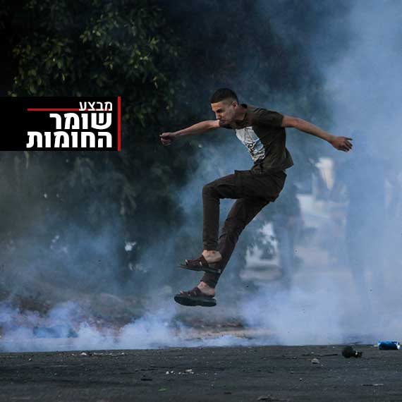 התפרעויות פלסטינים סמוך לשכם, אתמול