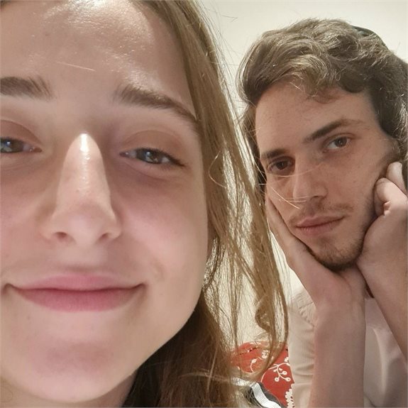 הזוג המלכותי. אלונה סער ומלך זילברשלג