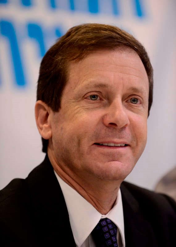 הנשיא הנכנס יצחק (בוז'י) הרצוג