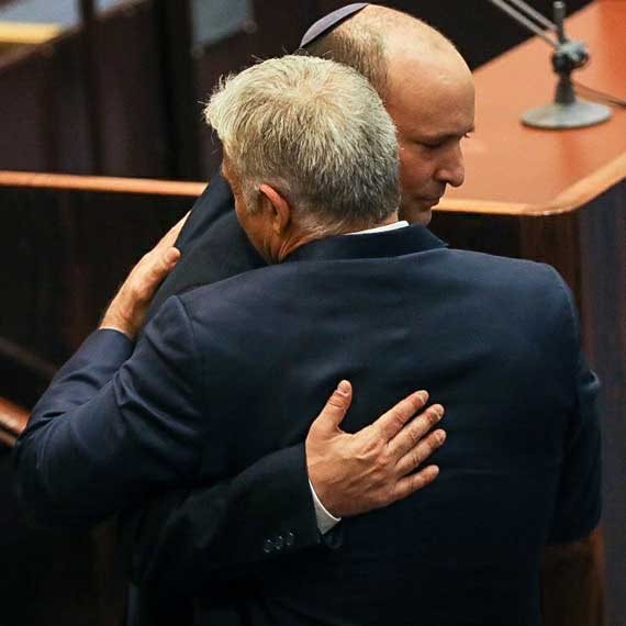 יאיר לפיד ונפתלי בנט