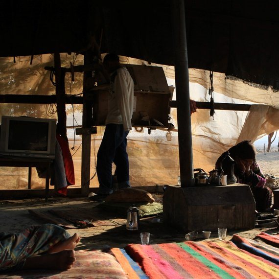 מאהל בדואי בנגב