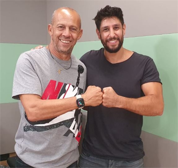 עידן עמדי באולפן עם דידי הררי