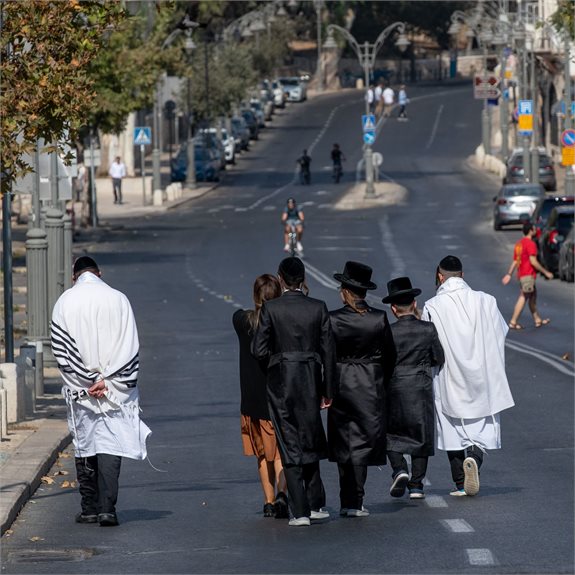 יום כיפור בירושלים. למצולם אין קשר לנאמר