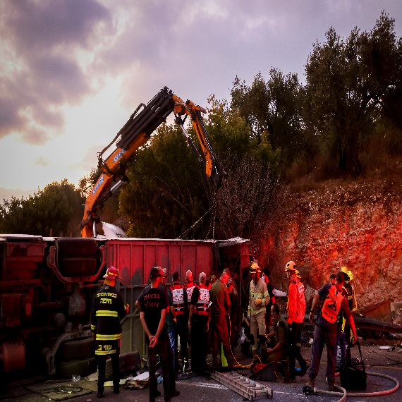 תאונת הדרכים בצפון
