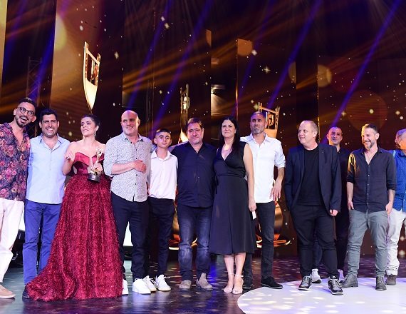 צוות הסרט 'ויהי בוקר' בטקס פרסי אופיר, אמש (ג')