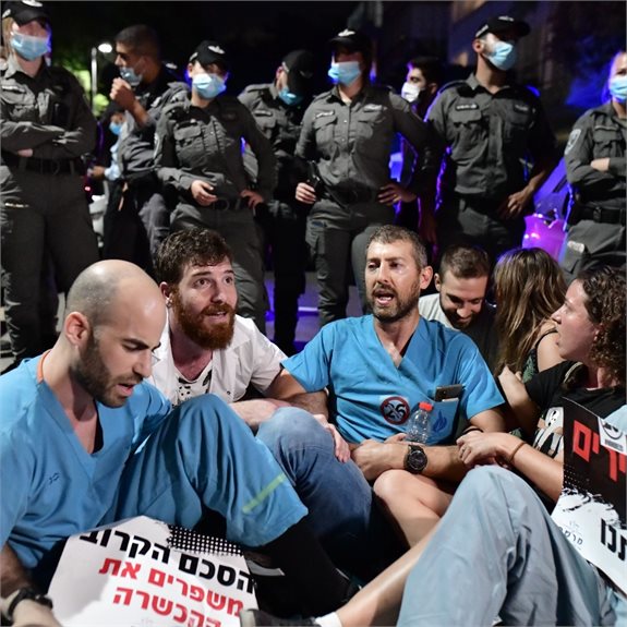 מחאת המתמחים ברפואה