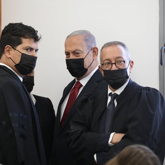 יו"ר האופוזיציה בנימין נתניהו, בבית המשפט