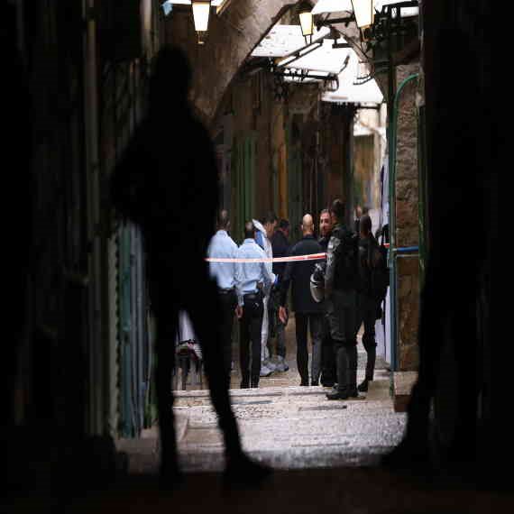 זירת הפיגוע בירושלים