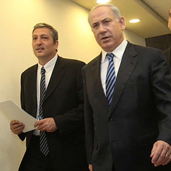 בנימין נתניהו וניר חפץ - צילום ארכיון